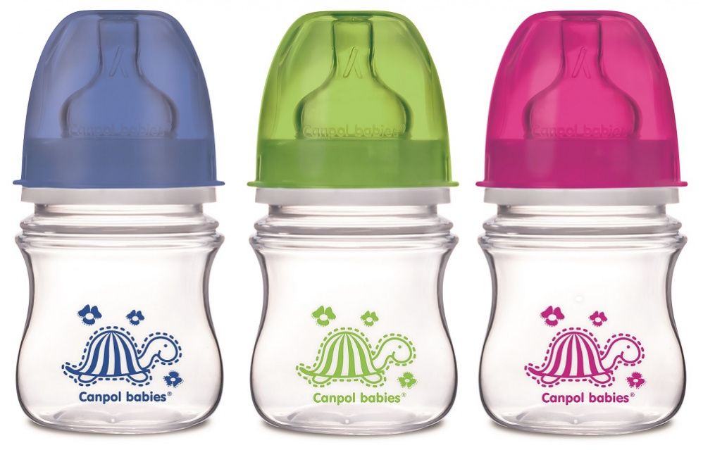 фото упаковки Canpol PP EasyStart бутылочка с широким горлышком антиколиковая