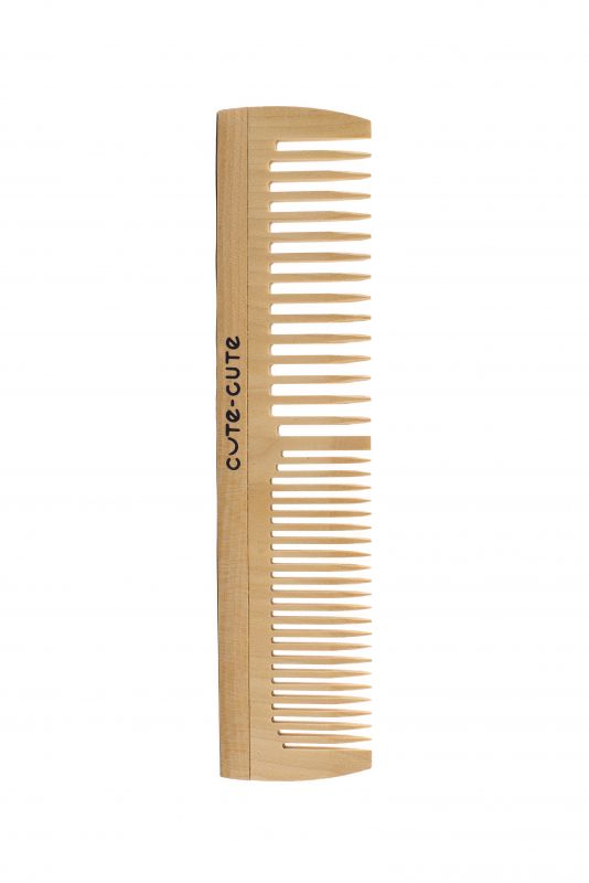 фото упаковки Cute-Cute Гребень для волос деревянный комбинированный