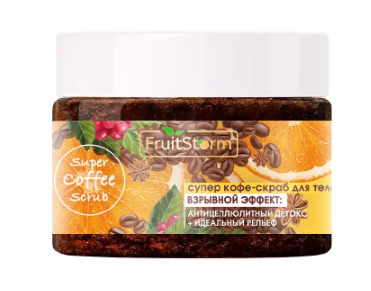 фото упаковки FruitStorm Супер Кофе-скраб для тела