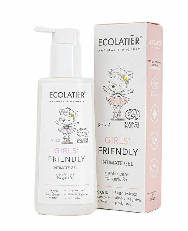 фото упаковки Ecolatier baby Гель для интимной гигиены Girls' Friendly